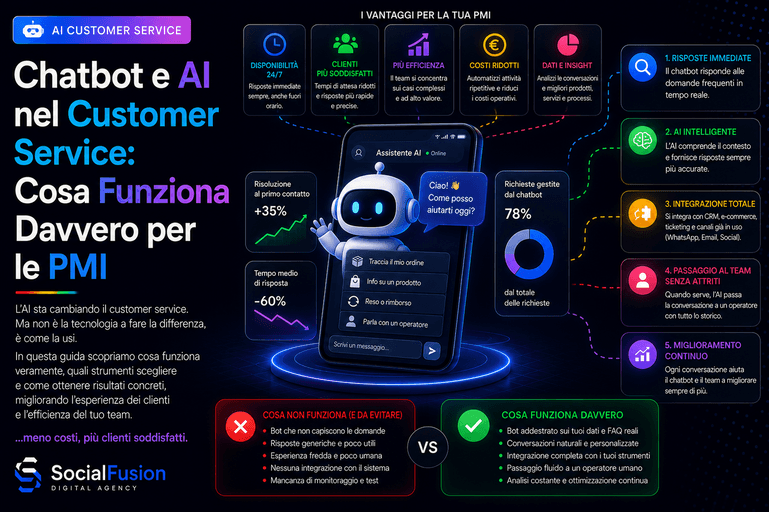 Chatbot e AI nel Customer Service: Cosa Funziona Davvero per le PMI