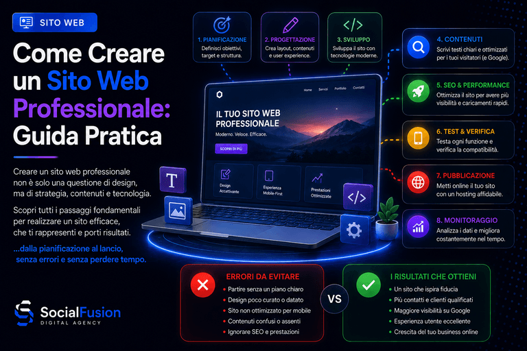 Come Creare un Sito Web Professionale: Guida Pratica