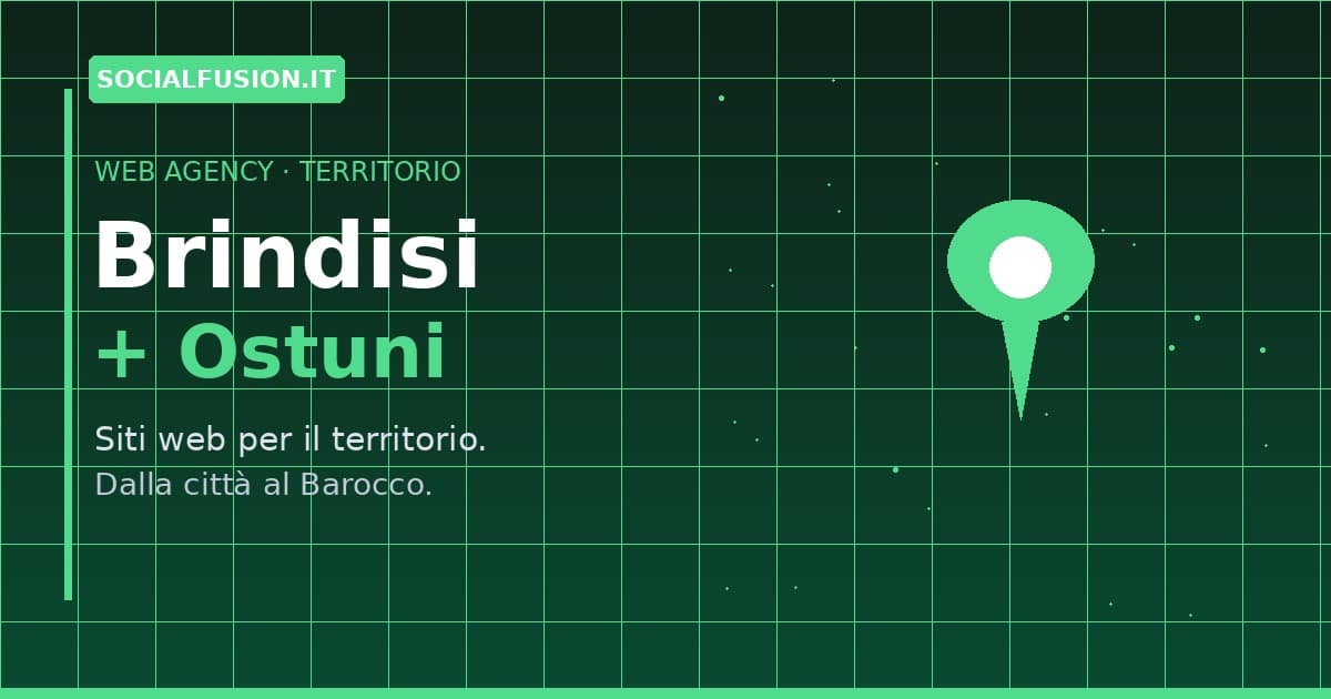 Agenzia Web a Brindisi e Ostuni: siti web professionali per le aziende del territorio