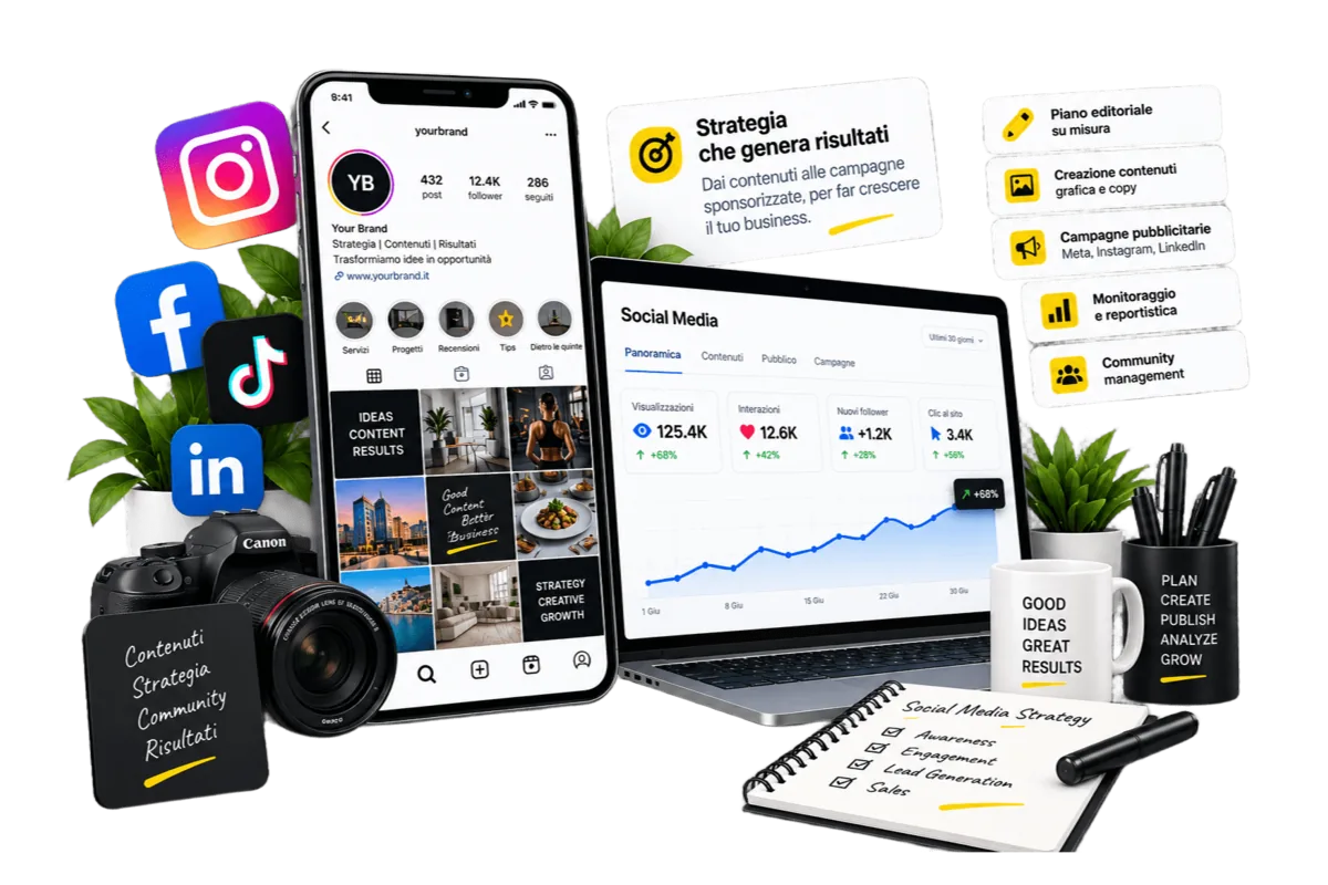 Social Media Marketing — servizio di Social Fusion